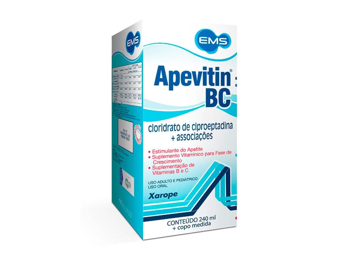 Apevitin Bc Xarope Solução Oral 240ml + Copo Medidor – Ferbela Farma